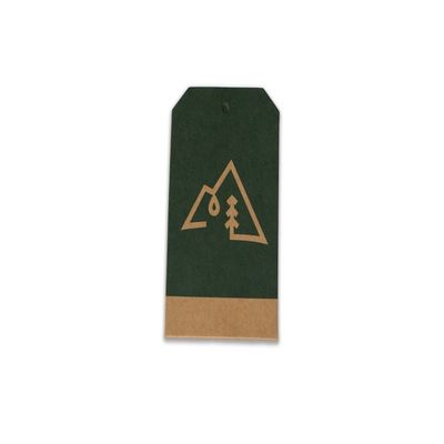 Fluoreszierende grüne Preise Kleidung Hanger Tag und Etiketten für Taschen Kleidung Accessoires