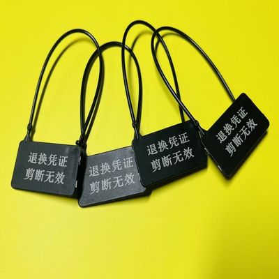 ODM Schwarze Bekleidung Security Tag Bekleidung Etiketten Tags für Kleidungsgeschäfte