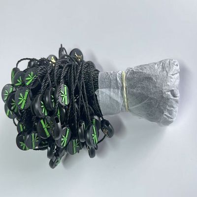 Hängende Kleidungsstücke Schwing Plastik-Tag-Streifen-Befestigungen Schwarz Leichtgewicht