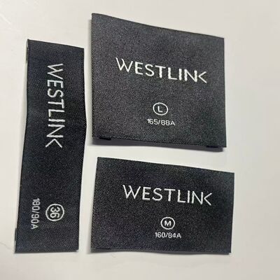 Woven Custom Garment Tags including Woven Logo ideal for garment labeling apparel branding and textile branding solutions