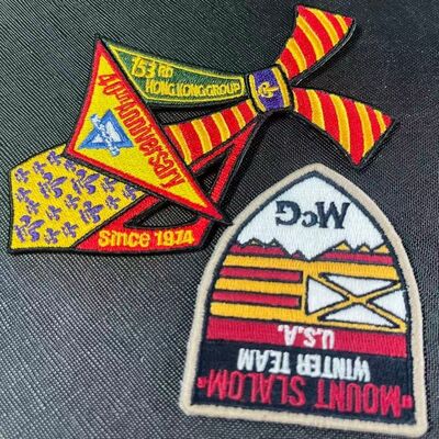 Glossy Finish Garment Patches Featuring Nylon or Cotton String Perfect for Clothing Decoration and Custom Apparel Creation