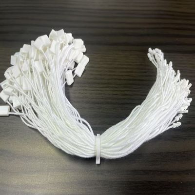 Weiß gehängt Nylon Plastik Tag Befestigungsstrang Rechteck ODM