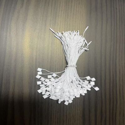 Gewebe Weiß Polyester Sicherheitsschleife Kunststoff Tag Befestigungsmittel Universal