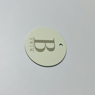 Massenhandel Runder Kleidungsstück Swing Tags Custom Label Tags für Kleidung