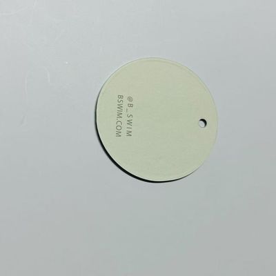 Massenhandel Runder Kleidungsstück Swing Tags Custom Label Tags für Kleidung