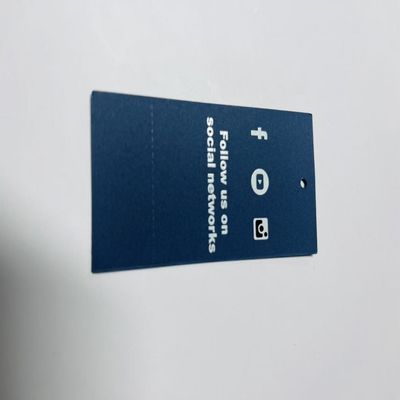 Maßgeschneiderte Bekleidung Kleidung Hängen Tag Accessoires Druckdruck 300gm