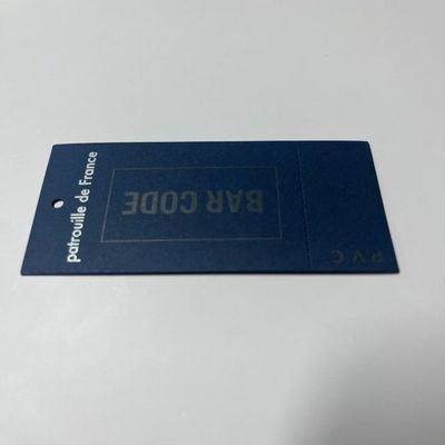 Maßgeschneiderte Bekleidung Kleidung Hängen Tag Accessoires Druckdruck 300gm