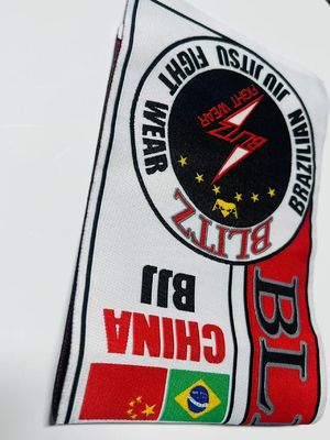 Nachgewässertes Nähen auf Gewebe Etiketten Tags Hersteller für Stoff