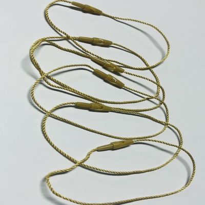 Wasserdichte geflochtenen Nylon Kleidung Tag Befestigungsmittel Snap Lock Pin Loop