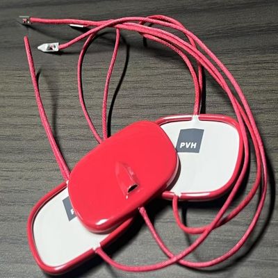 500 Stück geflochtenen Hang Tag Snap Lock Nylon Plastik Preis Tag Befestigungen