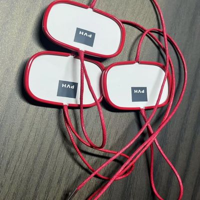 500 Stück geflochtenen Hang Tag Snap Lock Nylon Plastik Preis Tag Befestigungen