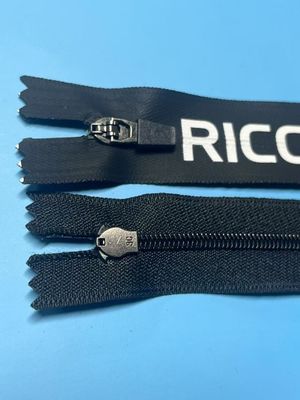 ODM Wiederverwendbare schwarze Nylon Reißverschlüsse für Kleidung
