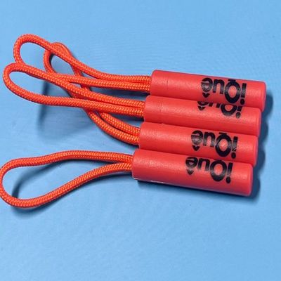 Wasserdicht Orange Plastik Schwingseile Reißverschluss Zieher für Kleidung Jumpsuit