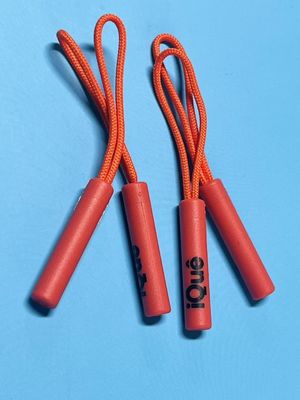 Wasserdicht Orange Plastik Schwingseile Reißverschluss Zieher für Kleidung Jumpsuit