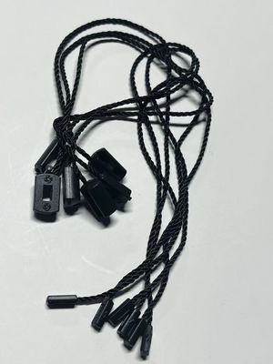 OEM Gepäcksack Hängetag Schloss String Preis-Tag Befestigungsmittel Schwarz