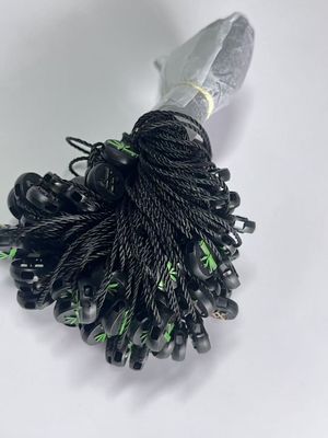 Hängende Kleidungsstücke Schwing Plastik-Tag-Streifen-Befestigungen Schwarz Leichtgewicht