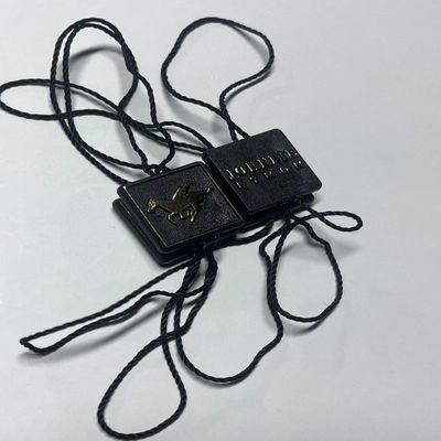 Kleidungsstücke Swing Preis-Tag Befestigungsstücke Schwarze Hängetags Strings OEM