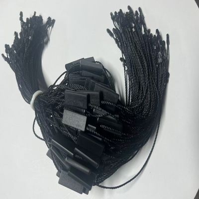 Zusammengepasste Flexible Swing Black Hang Tag String für Kleidung Kleidung