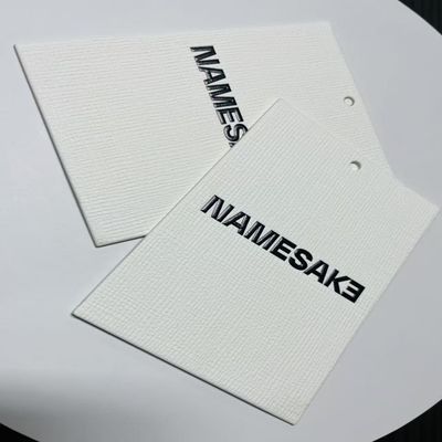 Schreibfähige Bekleidung Kleidung Hang Tag 280gsm Bristol Board für den Einzelhandel