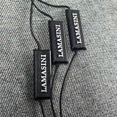 Hanging Tags Black Hang Tag String Rectangle Durable Design Suitable for Clothing Tags and Product Information Display