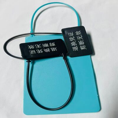 Plastic Garment Security Tag Incorporating RFID Technology 8.2MHz Frequency Designed to Prevent Theft in Clothing Stores