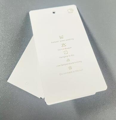 Fits Most Standard Tags Custom Clothing Hang Tags Easy To Durable Material Suitable For Garment And Apparel Presentation
