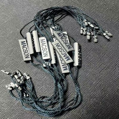 Standard Plastic Tag Fastener Eco-Friendly and Custom Rope Length Options