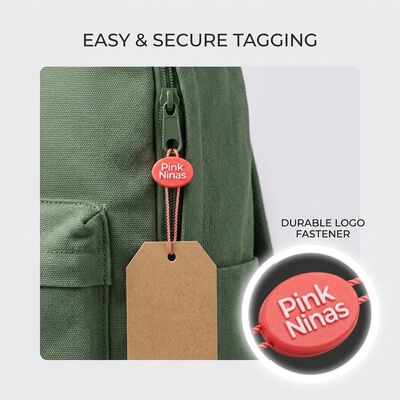 OEM Großhandelsmengen Kunststoffbefestigungs-Hang-Tags mit Snap Lock Pins und Sicherheitsschleifen
