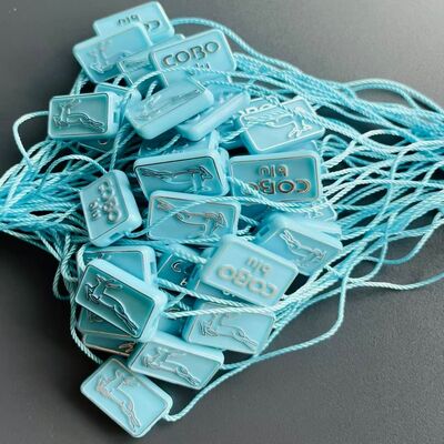 Casual Eco-Friendly Plastic Tag Fastener Perfekte Wahl für Kleidungs-Tags Dauerhafte und sichere Befestigung