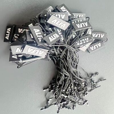 Hängetags Schwarz Hängetag String Style 0.1 Unzen Leichtgewicht Starkes Material für Bekleidung Etikettierung und Waren-Tags