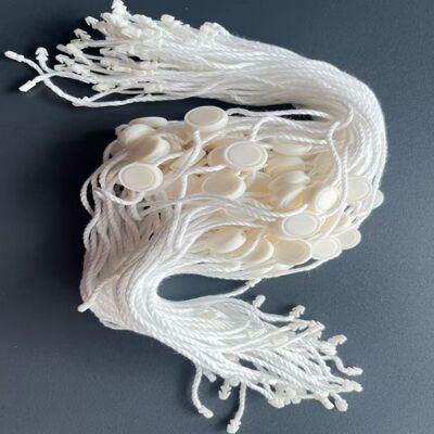 Starke und langlebige Nylon-Etikettenbefestigungen, 4 Zoll lang, ideal zum Anbringen von Etiketten und zur Inventarisierung in Distributionszentren